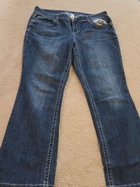 Maurice's Dark Wash Bootcut Jeans (J517)